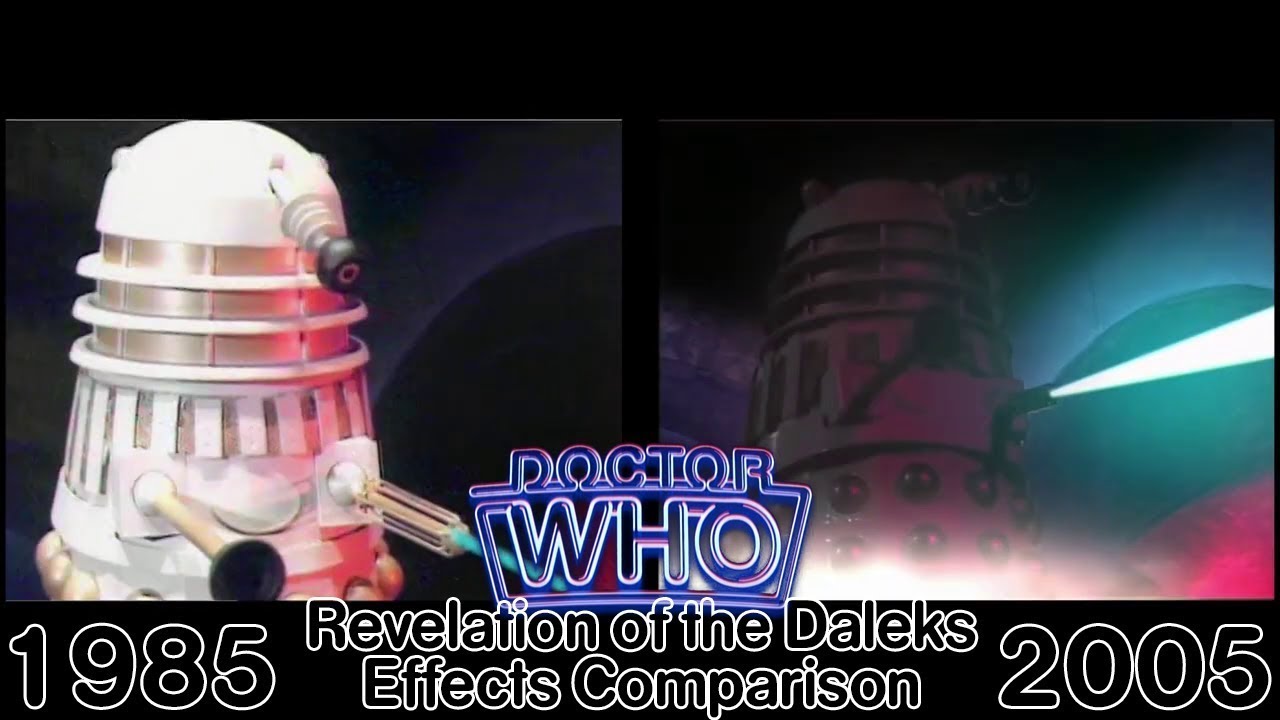 Doctor Who: Revelation of the Daleks Effects Comparison