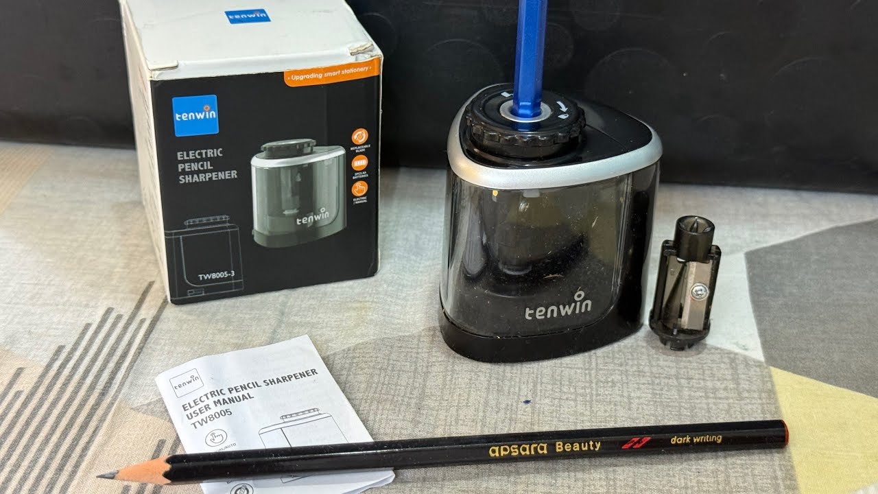 Electric Sharpener for Pencils 🔋 Battery Operated & Automatic 