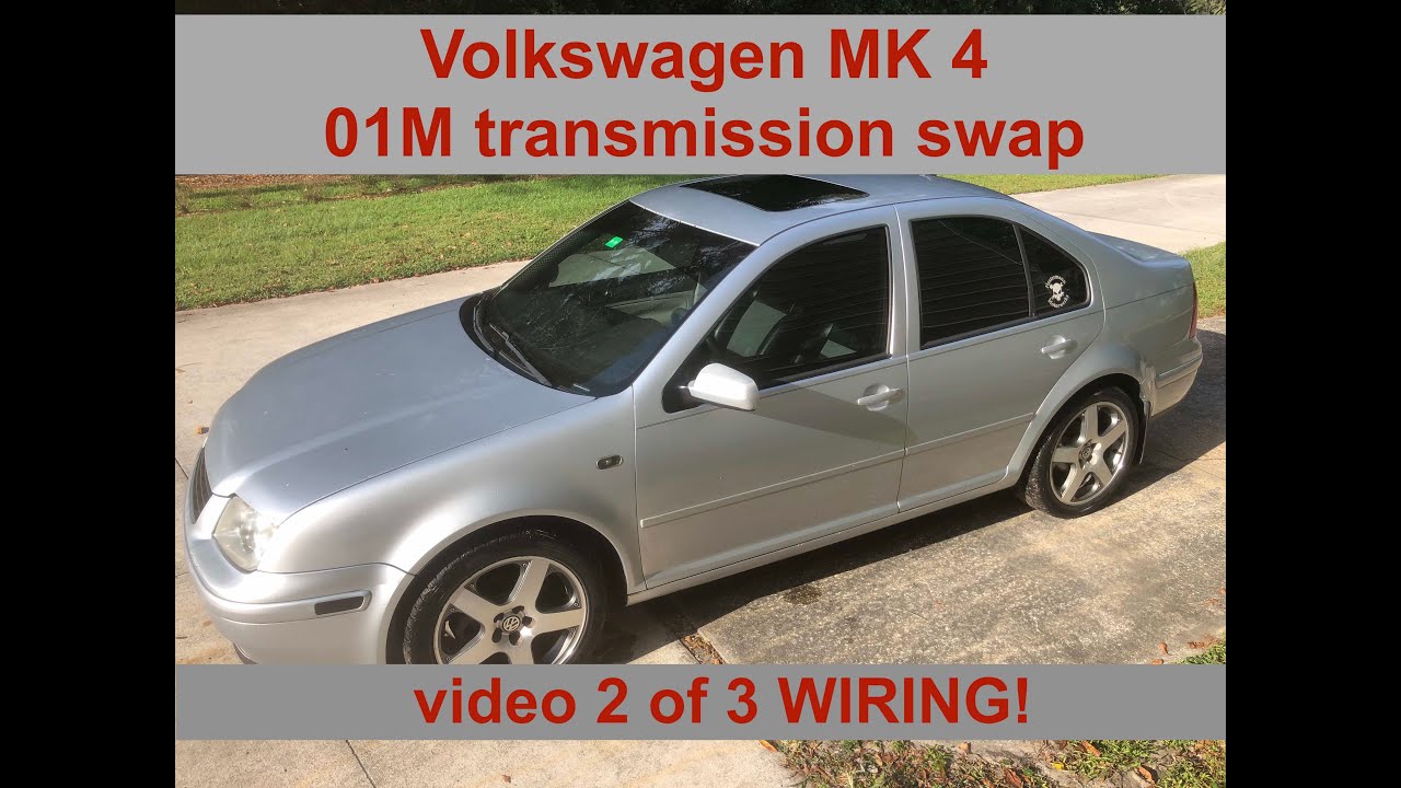 VW MK 4 trans swap 01M 2 of 3, wiring