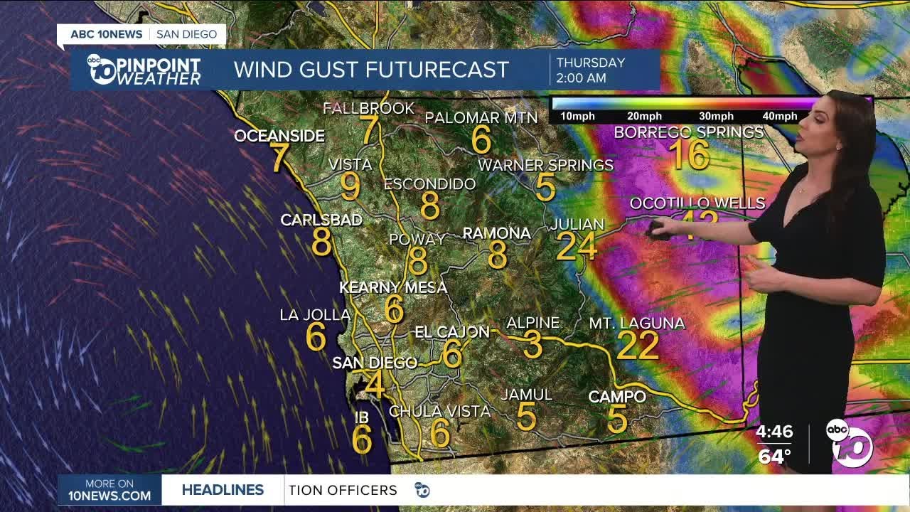 Megan's Forecast: Morning fog, gusty winds in parts of the county