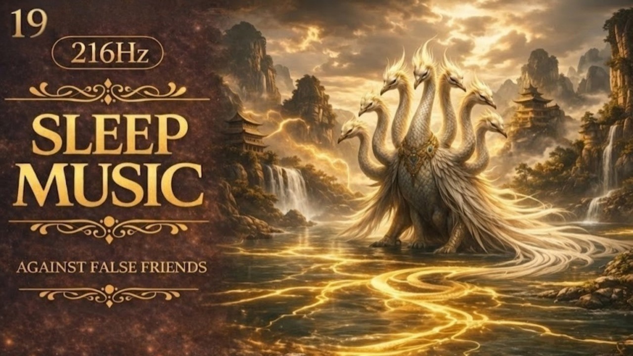 Deep Sleep Music 216Hz Soft Felt Piano | Nine-Headed Insect Against False Friends | Attraction Space