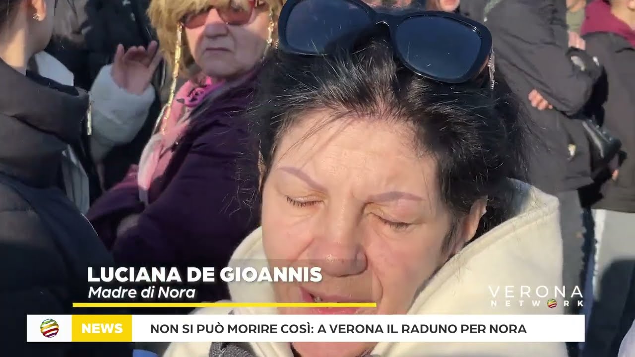 Non si può morire così: a Verona il raduno per ricordare Nora