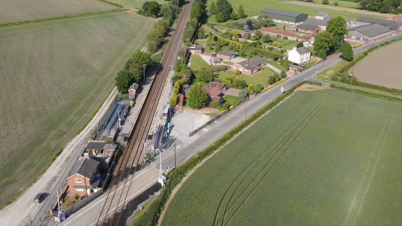 27/May/2023. Saltmarshe with drone. (And walk: Sherburn-in-Elmet - South Milford).