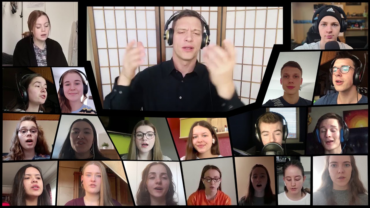 Sound of Silence - virtual choir - Oberstufenchor des Burger Roland-Gymnasiums und Ehemaligen
