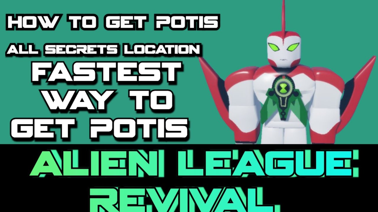 How to get potis in alien league revival #ben10 #roblox #newupdate 