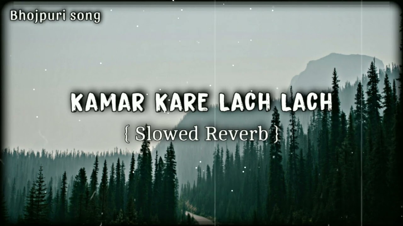 Kamar Kare Lach Lach Slowed Reverb Song | Bhojpuri Song | #neelkamal | कमर करे लच लच |