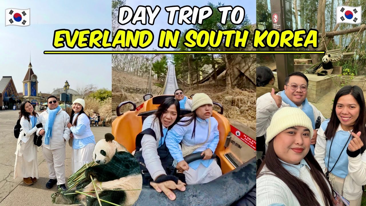 Everland South Korea Travel Guide 🇰🇷 Trip with My Cousins | Best Rides & Park Tour 🎢