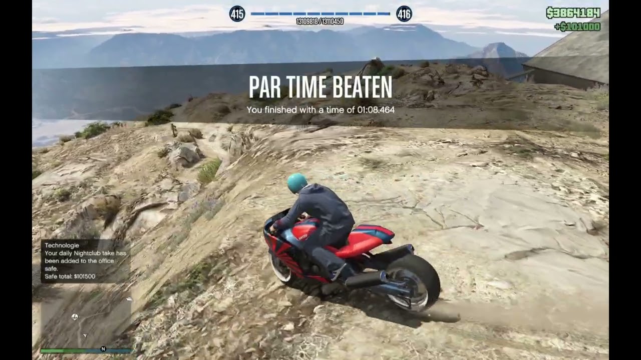 Time Trial - Up Chilliad #gta #gtav #gaming #gtaonline #grandtheftauto