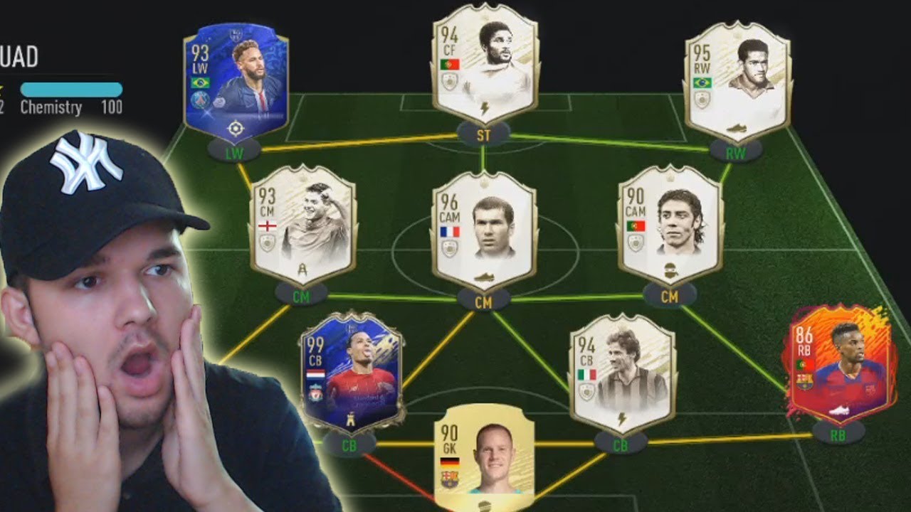 CEL MAI BUN DRAFT AL MEU DIN FIFA 20 !!! O MULTIME DE PRIME ICONS !!!