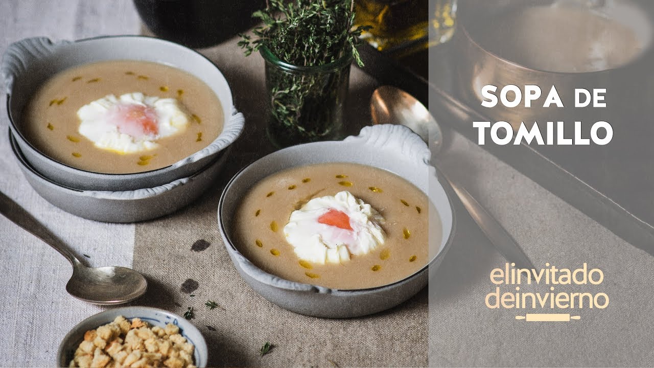 Sopa de tomillo o farigola