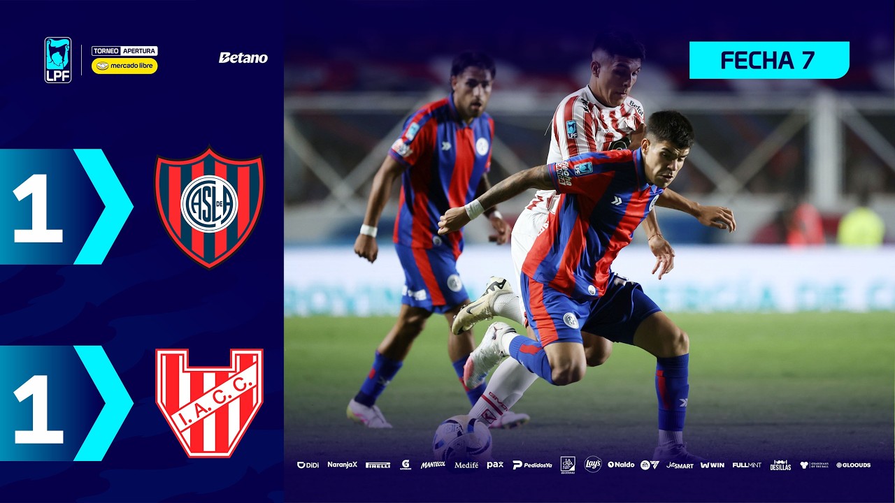 SAN LORENZO 1 - 1 INSTITUTO | Resumen del partido | #TorneoMercadoLibre 2026 🏆