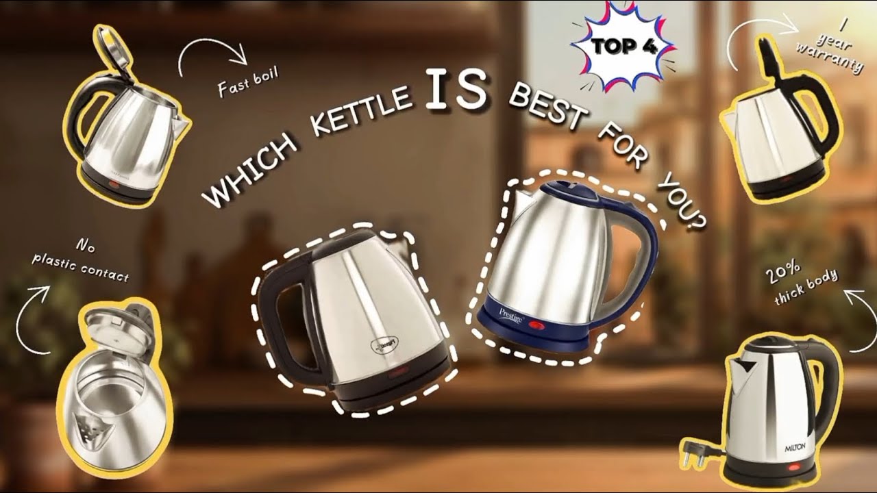 Top 4 Best Electric Kettles in India 2026 | Honest Review (Pigeon, Prestige Atlas, PKOSS, Milton)
