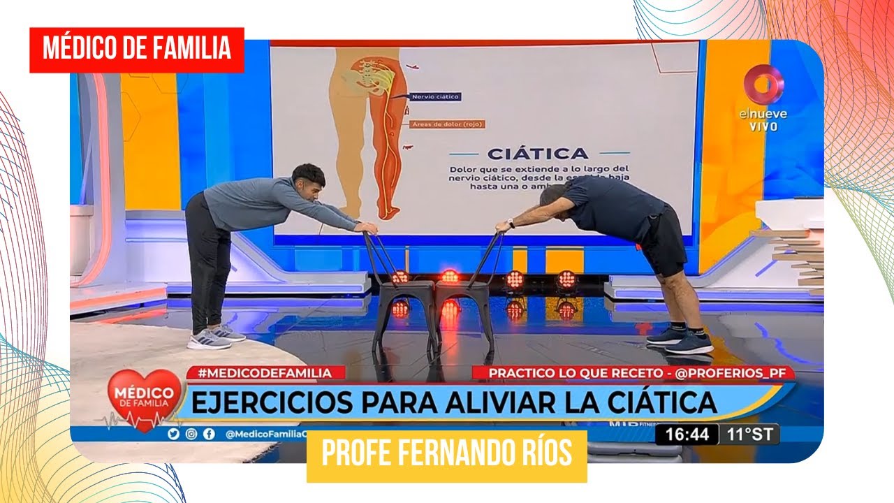 Ejercicios para el dolor del nervio ciático | Médico de familia | Dr. Jorge Tartaglione | Fer Ríos