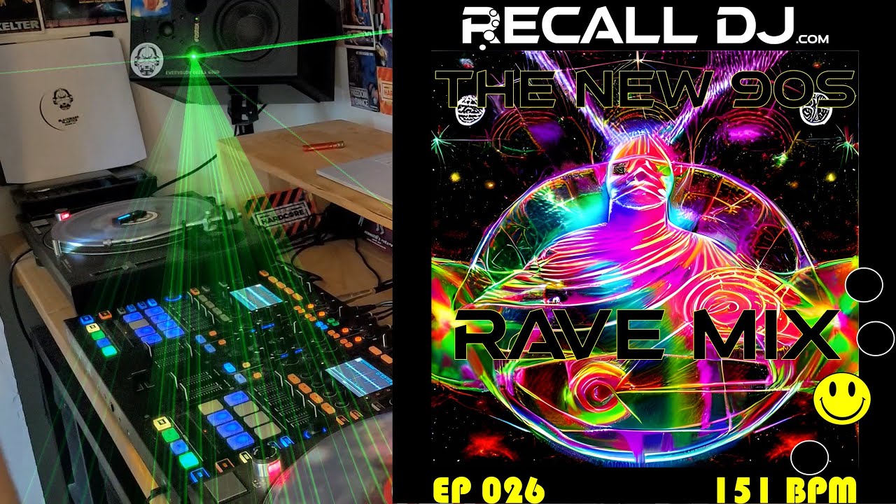 The New '90s Rave Mix - 026 (151 bpm) - Mixed by Recall DJ