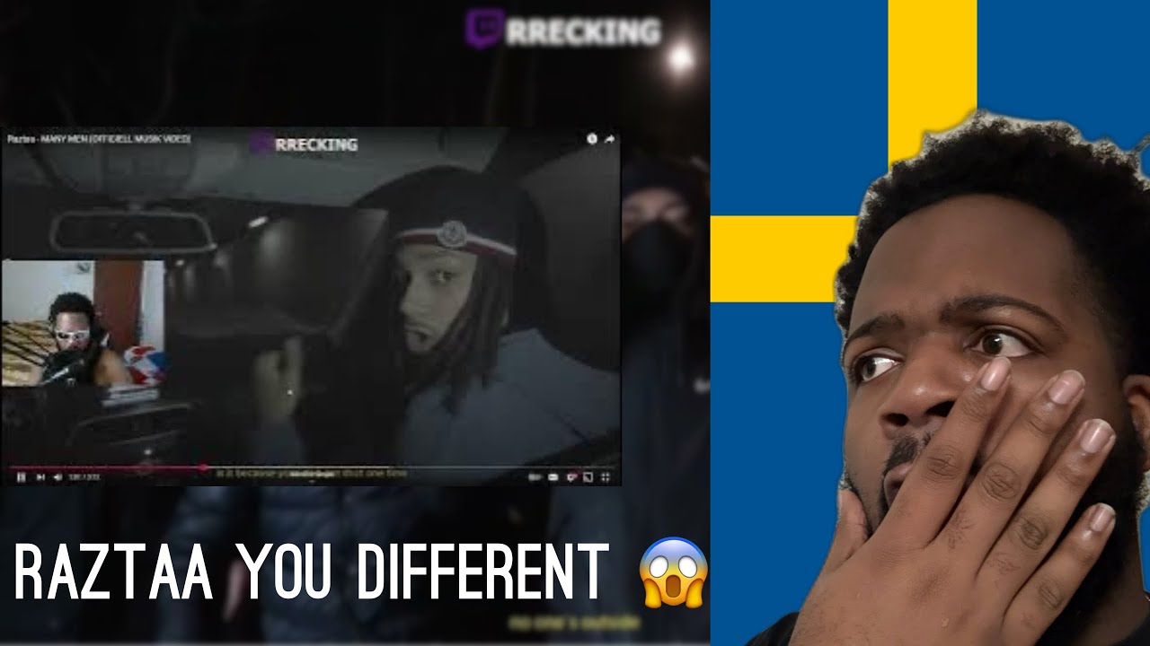 American Reacts to SwedishRap || Raztaa - MANY MEN (OFFICIELL MUSIK VIDEO)
