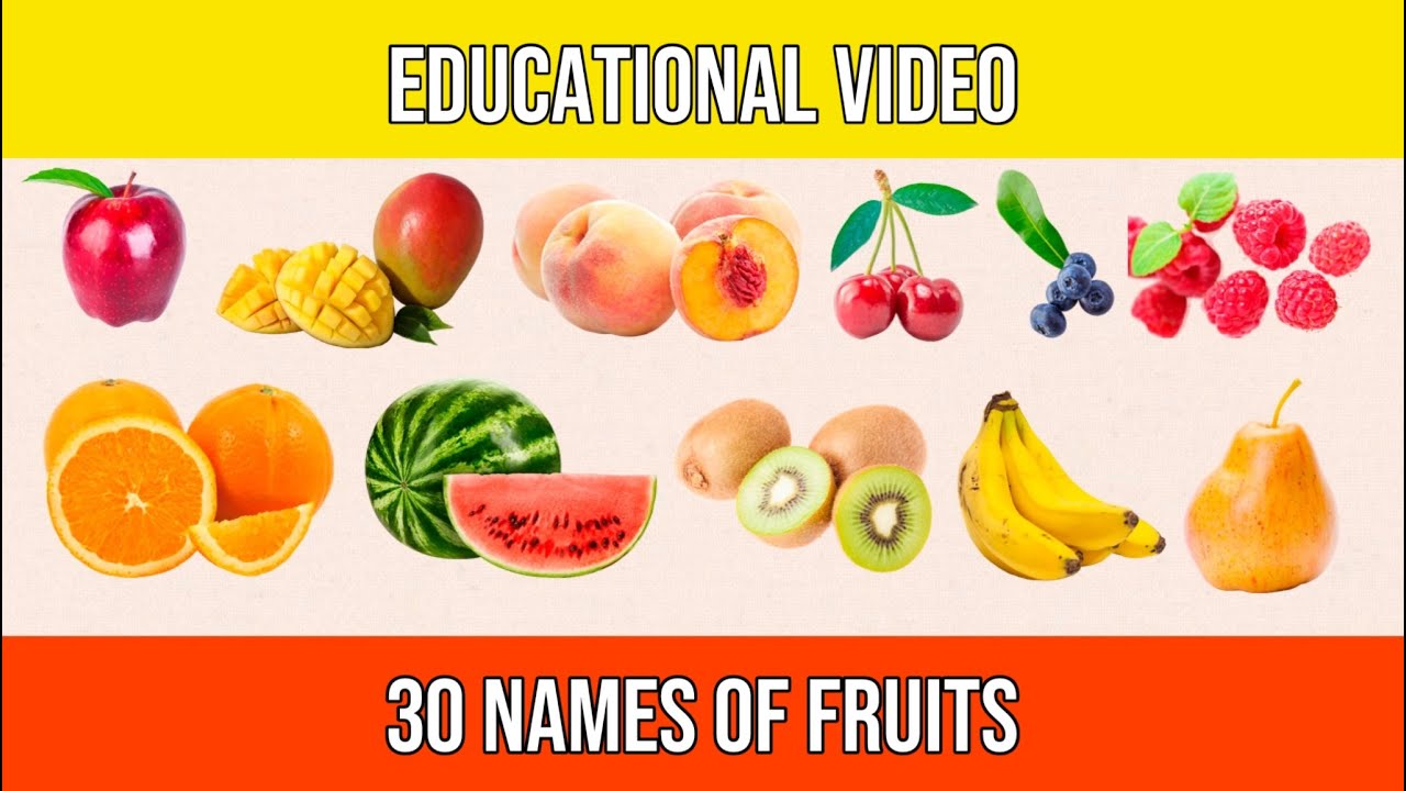 Fruits - Kids Vocabulary - Learn English for Kids - English Educational Video