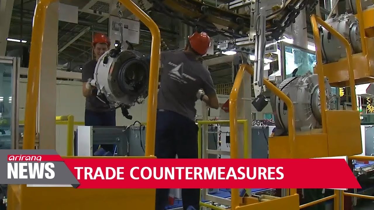 Countermeasures to U.S. trade commission's safeguard measures on Samsung, LG washers