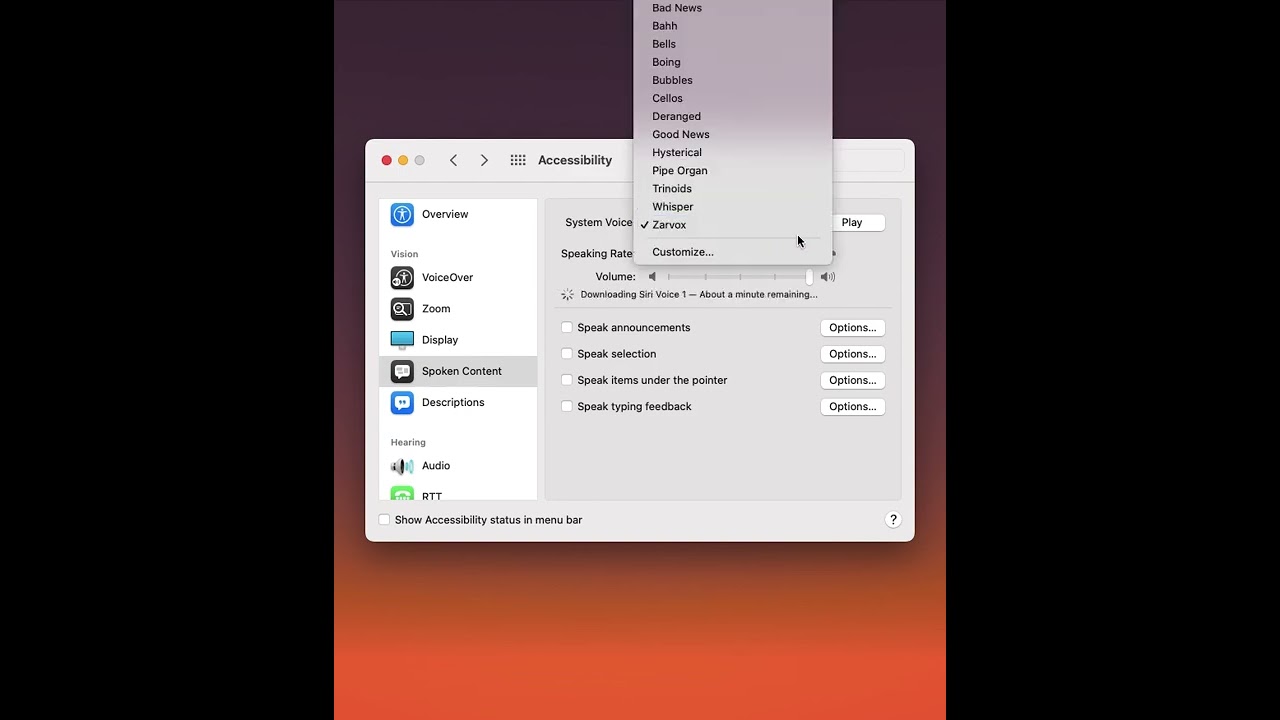 macOS Text-To-Speech voices - The Sequel