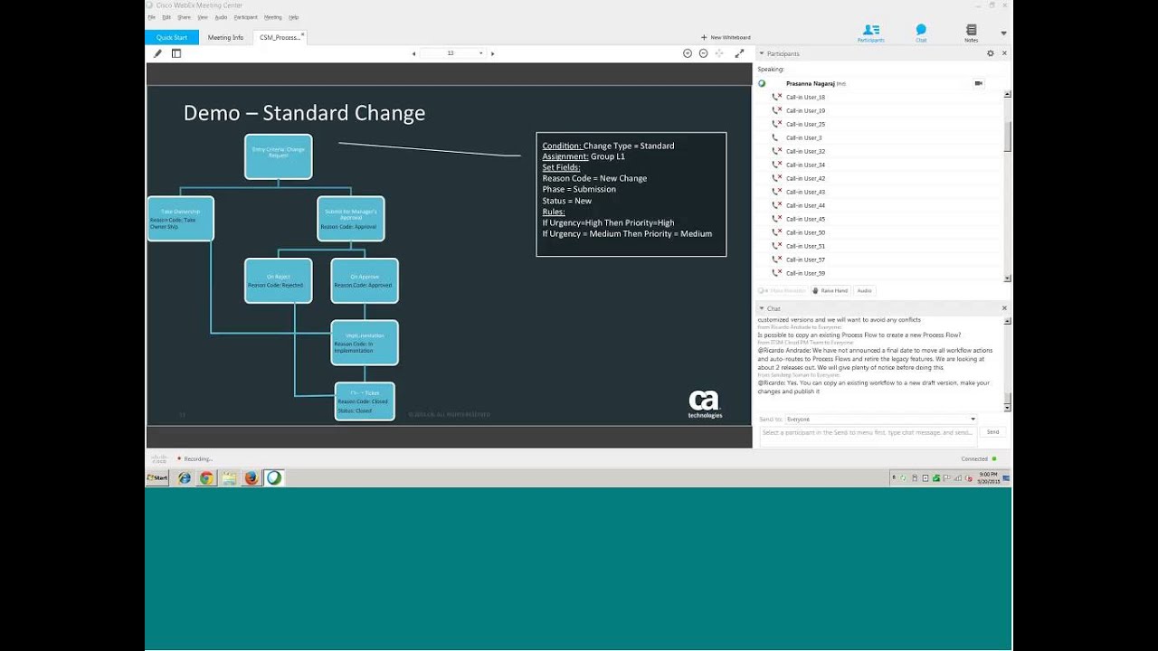 CA Cloud Service Management Deep Dive Webcast-Process Workflows and Process Designer
