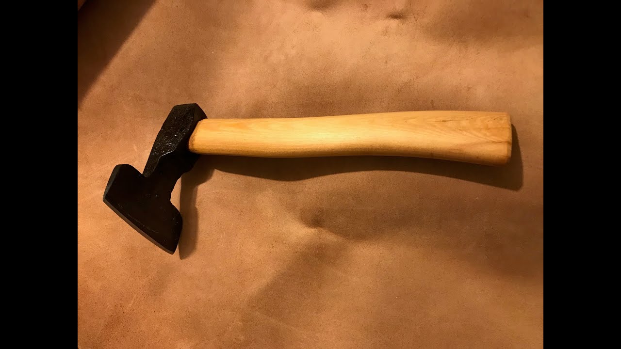 Finshing the Mastermyr adze and a quick test run.