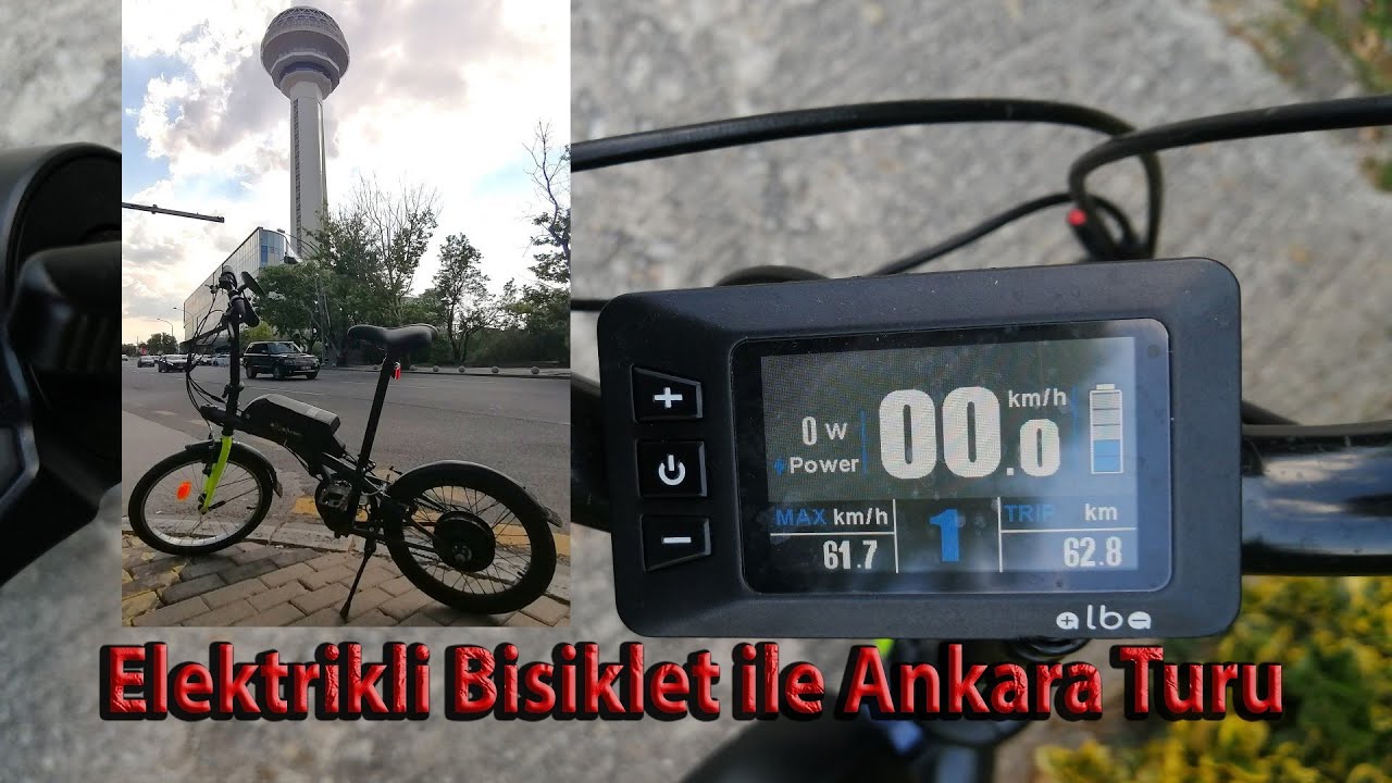 Elektrikli Katlanır Bisiklet ile Ankara Turu (ALBA 500 RH Btwin Tilt 120) 40 km