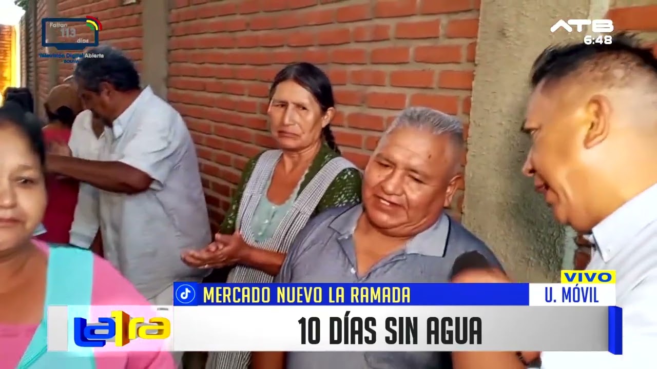 Comerciantes del Mercado Nuevo en Santa Cruz llevan 10 días sin agua