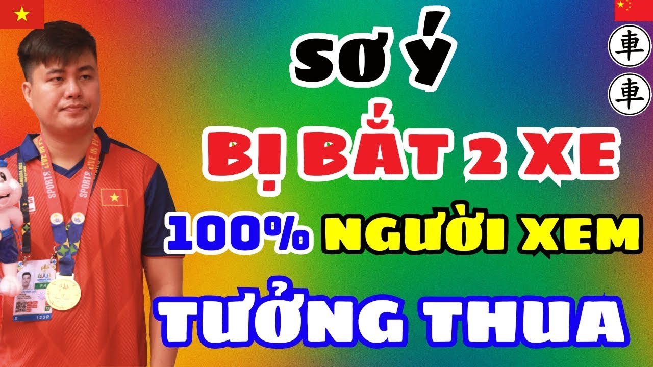 [cờ tướng] Sơ ý bị bắt cùng lúc 2 xe 100%  người xem tưởng thua không tin là thắng ngược