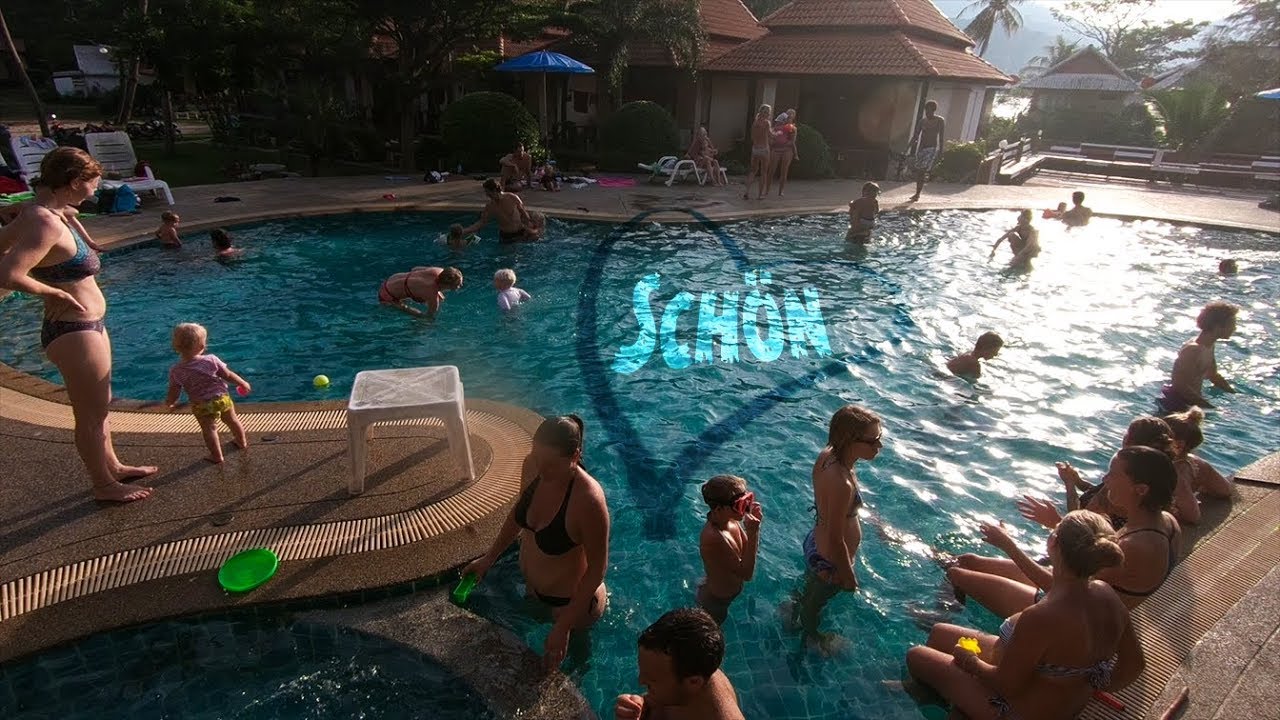 15 Familien in einem Pool | Buritara, KOH PHANGAN I Scherzingers Videos #138