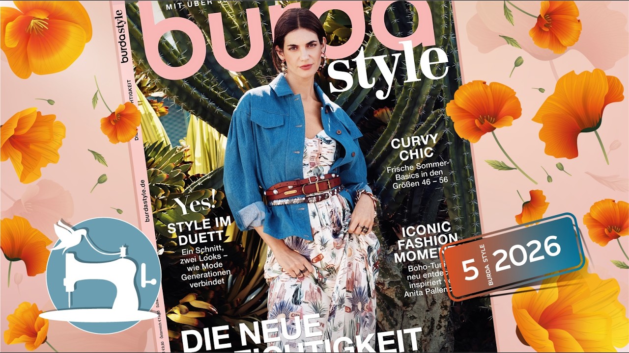 Журнал Burda Style 05/2026! Новая Лёгкость! Любимые Вещи Объединяющие Поколения! 🪡🎀🧵🛍️✂️