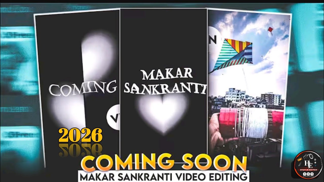 Makar Sankranti Coming Soon Video Editing In Vn App | Happy Makar Sankranti Status Video Editing 