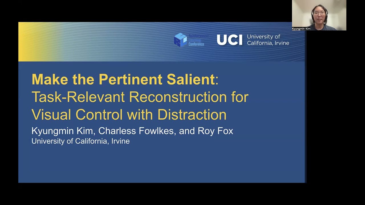 Make the Pertinent Salient: Task-Relevant Reconstruction for Visual Control with Distraction