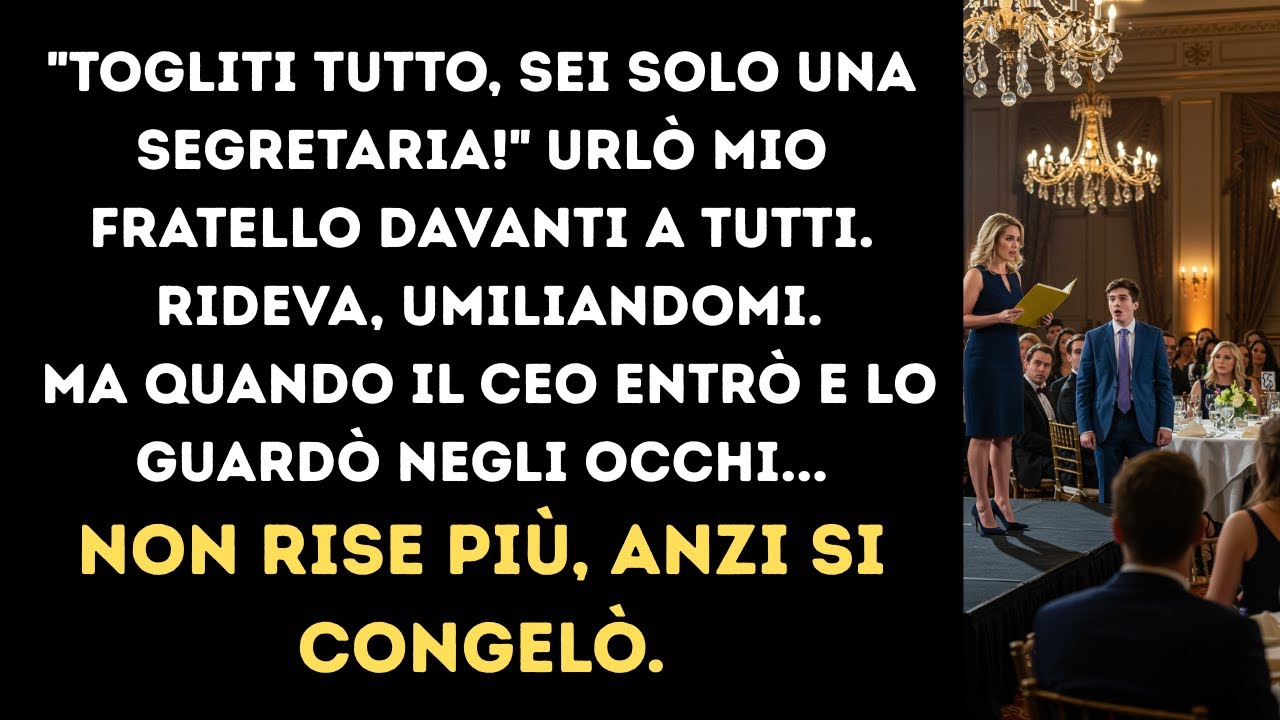 Mio fratello ha detto che dovevo spogliarmi — ma l’arrivo del CEO gli ha spento il sorriso.