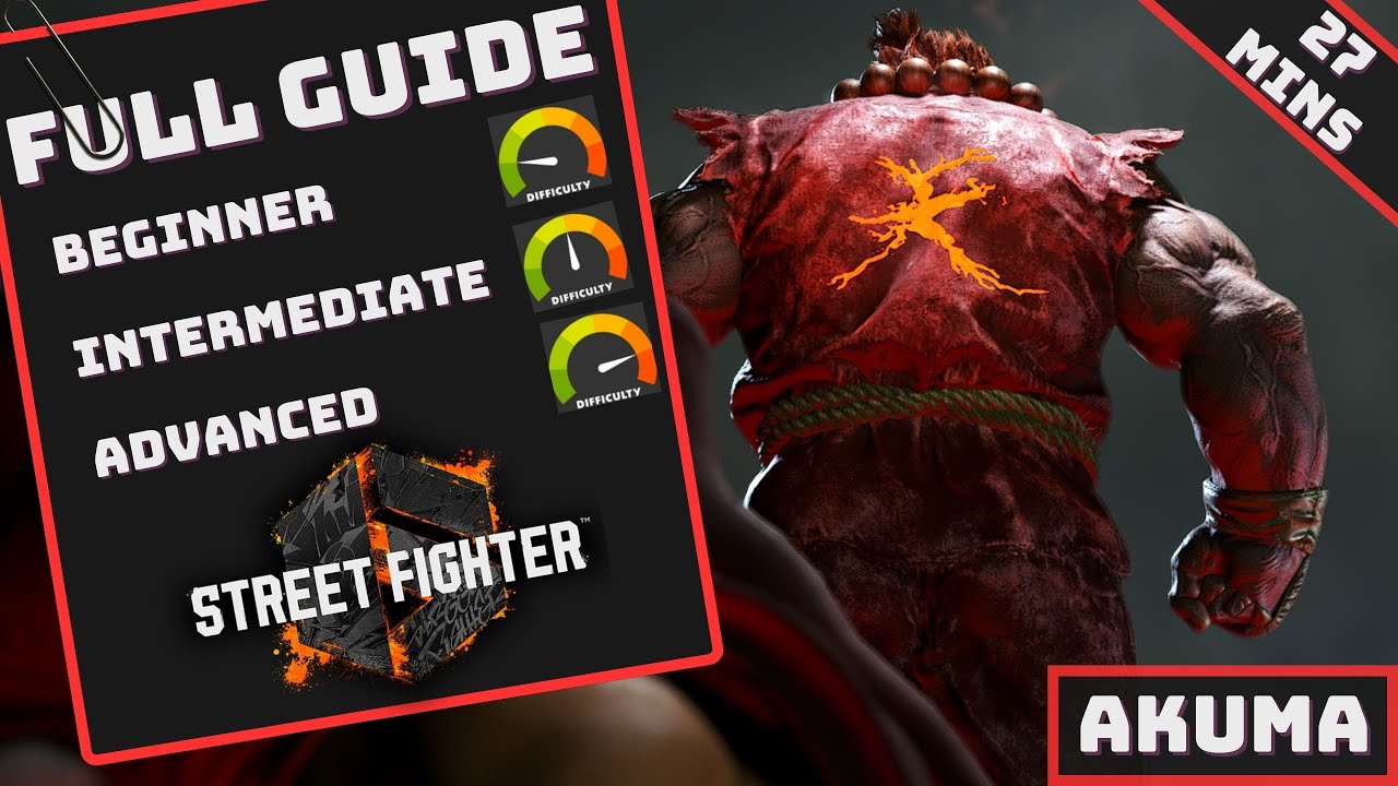 SF6 Akuma Guide - How to play Akuma in Street Fighter 6 (Tutorial)
