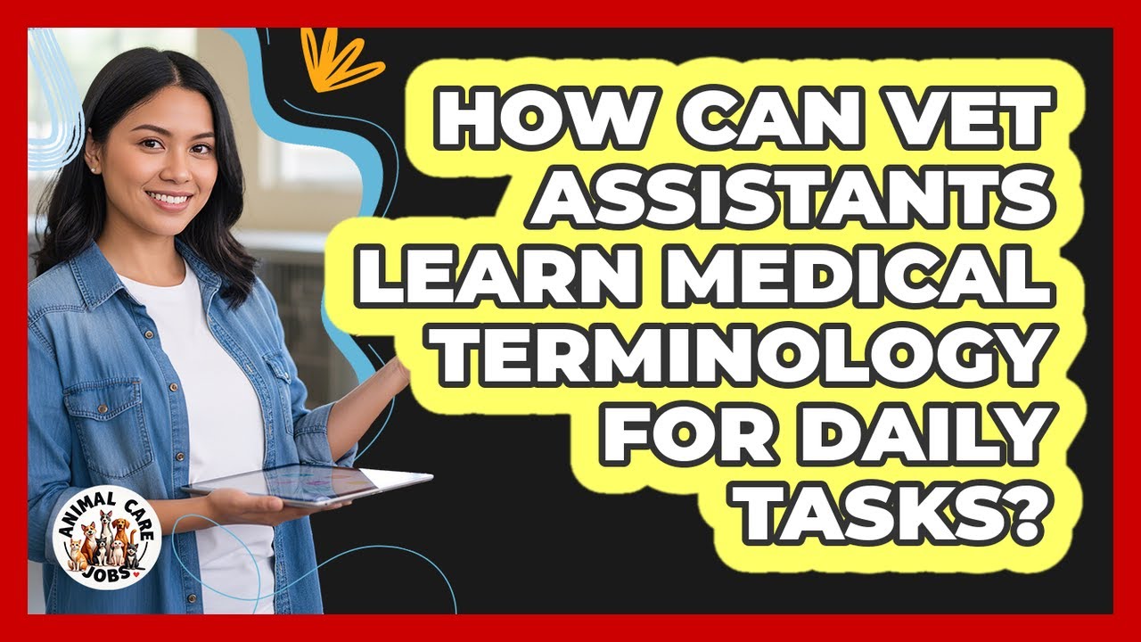 How Can Vet Assistants Learn Medical Terminology For Daily Tasks? - Animal Care Jobs