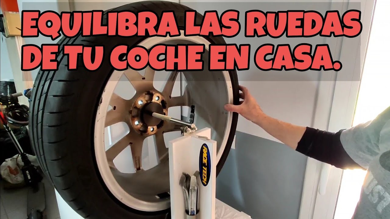 🚘 COMO EQUILIBRAR EN CASA RUEDAS DE TU COCHE