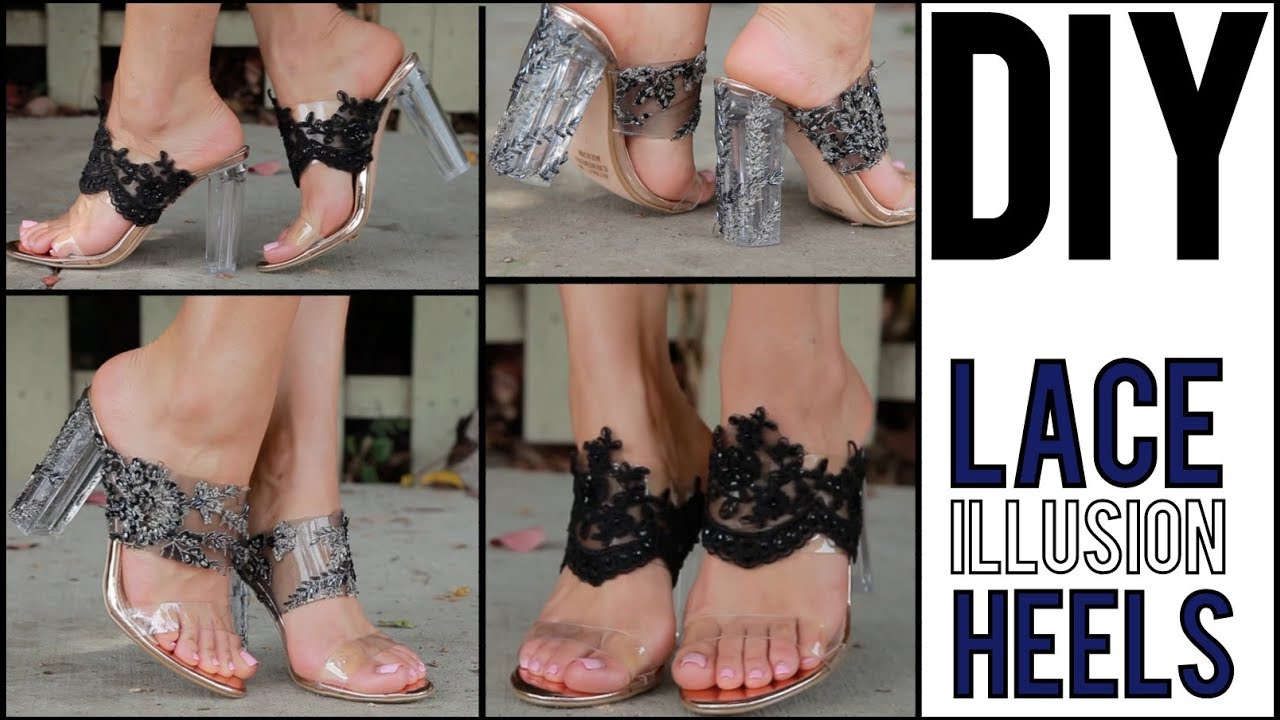 DIY: Sexy Lace Illusion Heels! - by Orly Shani