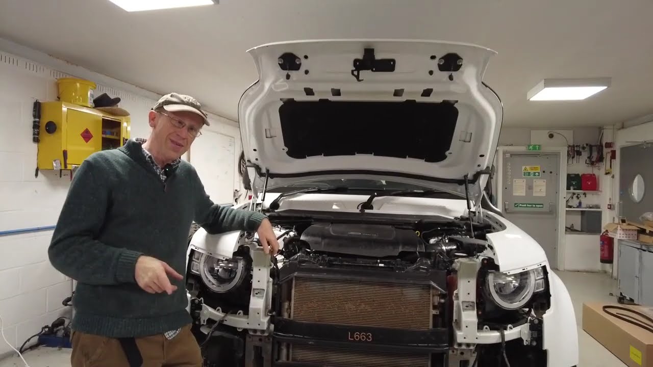Установка лебедки на передний бампер Land Rover Defender L663 - Часть 2