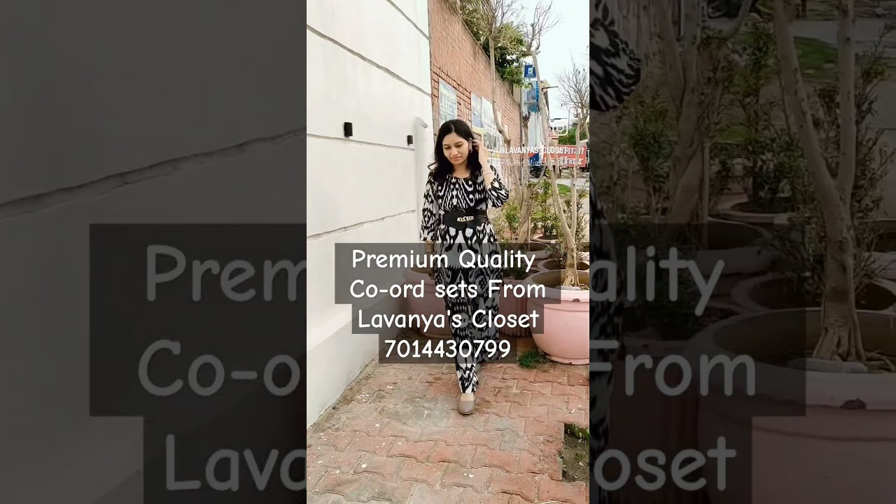 Designer Co-Ord set . #designer  #coordset  #cotton  #viralvideo  #viralshort
