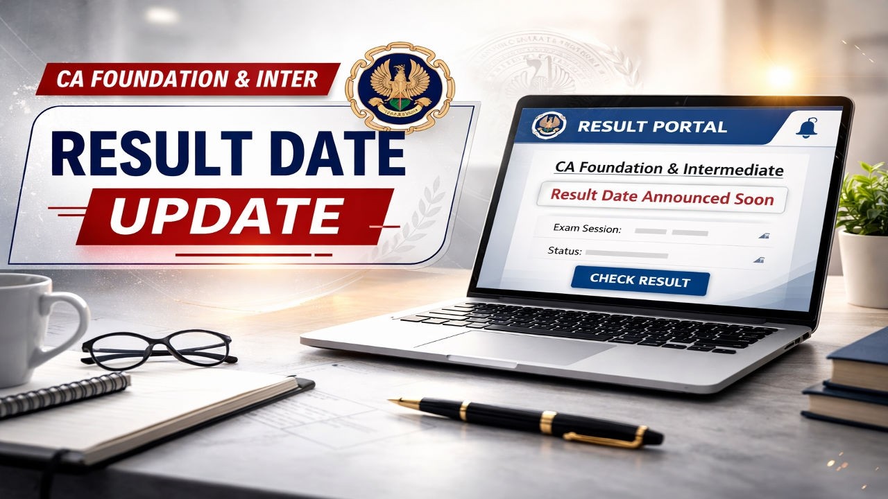 CA Foundation & Inter Result Date Update | Much Awaited For Foundation & Inter|