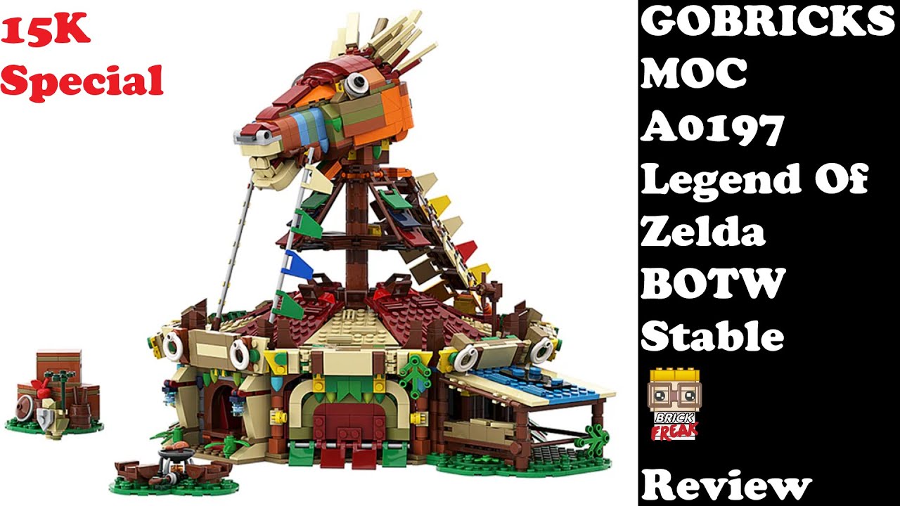 GoBricksMOCA0197 - The Legend Of Zelda  BOTW Stable (Lego  Ideas) - Review