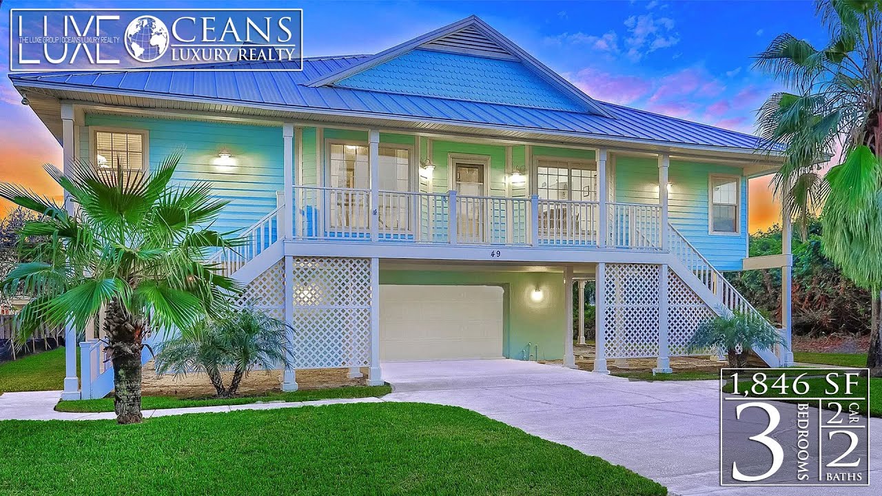 Ponce Inlet Ocean View Homes For Sale. 49 Loggerhead Ct. Beachside Key West Style Ponce Inlet Home.
