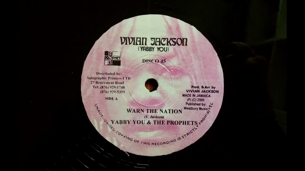 Yabby You & The Prophets - Warn The Nation & Jah Love (Vivian Jackson 12 inch, 2000)