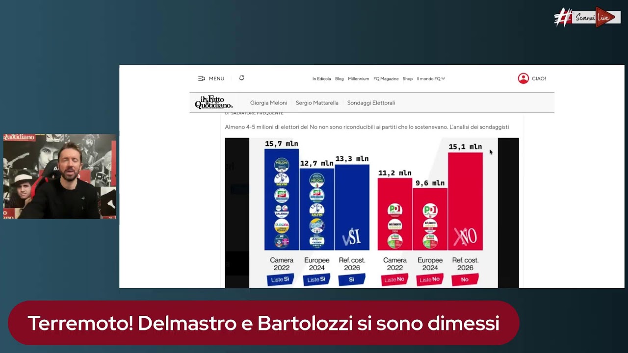 Terremoto! Delmastro e Bartolozzi si sono dimessi
