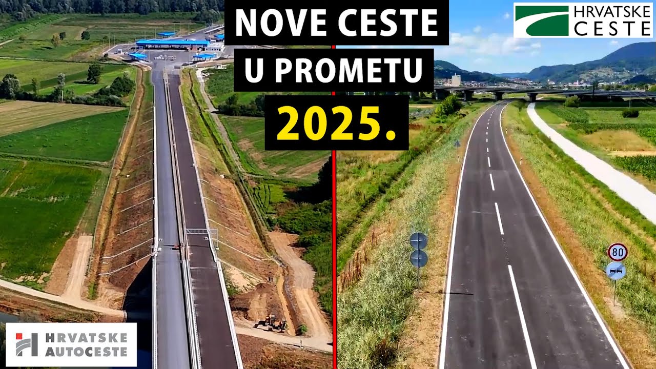 Nove dionice cesta koje će se otvoriti do kraja 2025.