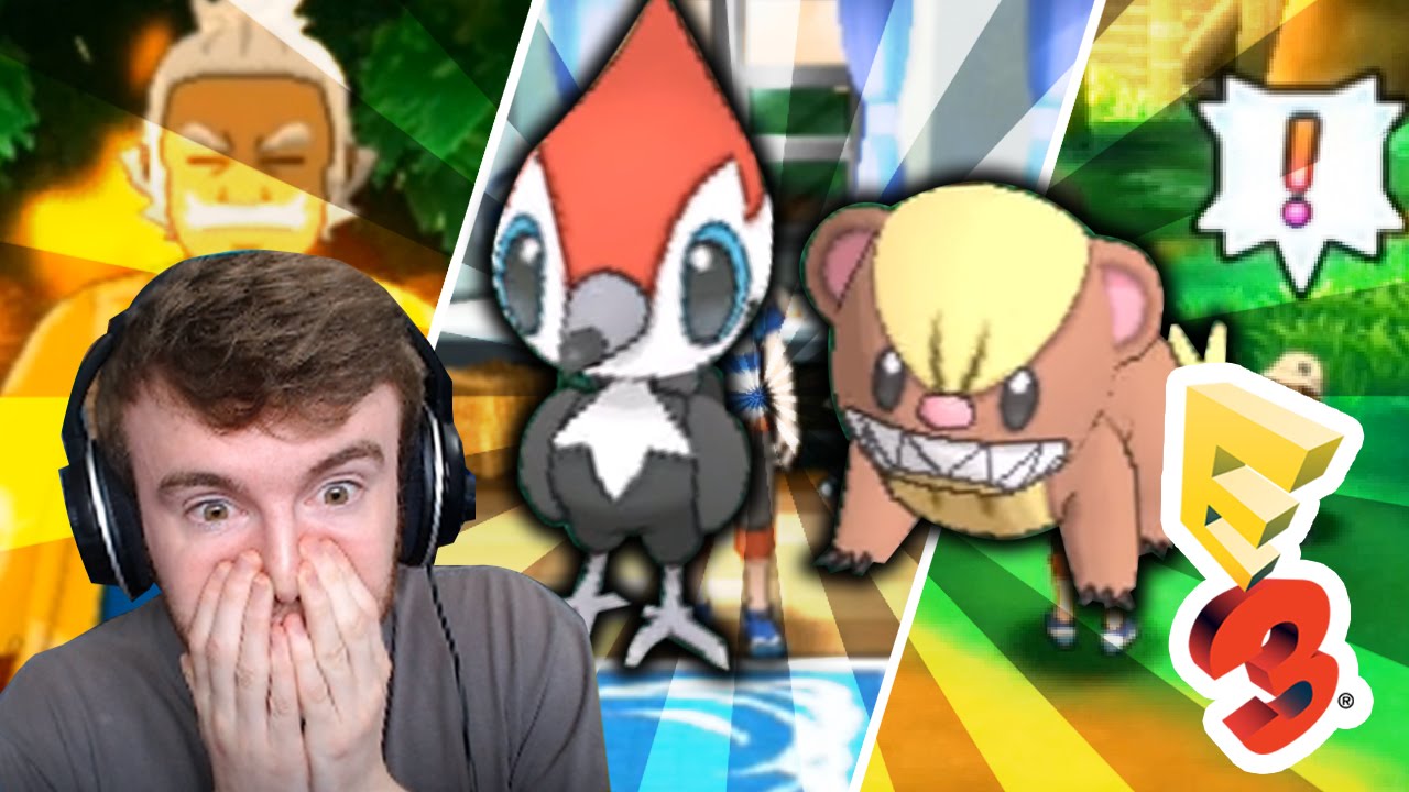 Pokemon Sun & Moon — первый взгляд на E3 / трейлер — НОВЫЙ ПОКЕМОН! — Реакция GameboyLuke!