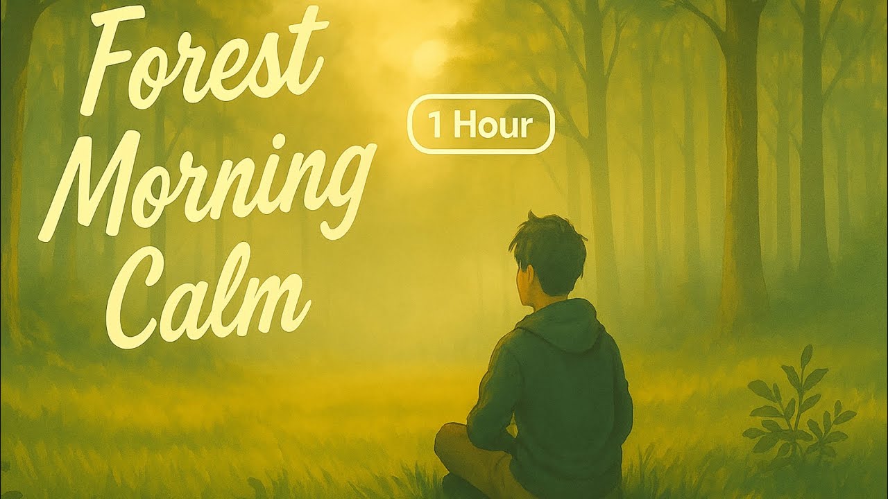 🌲 1 Hour Forest Morning Calm｜森林晨光 1小時自然 Lo-fi 音樂｜放鬆冥想・晨間背景音【ZynthTone】