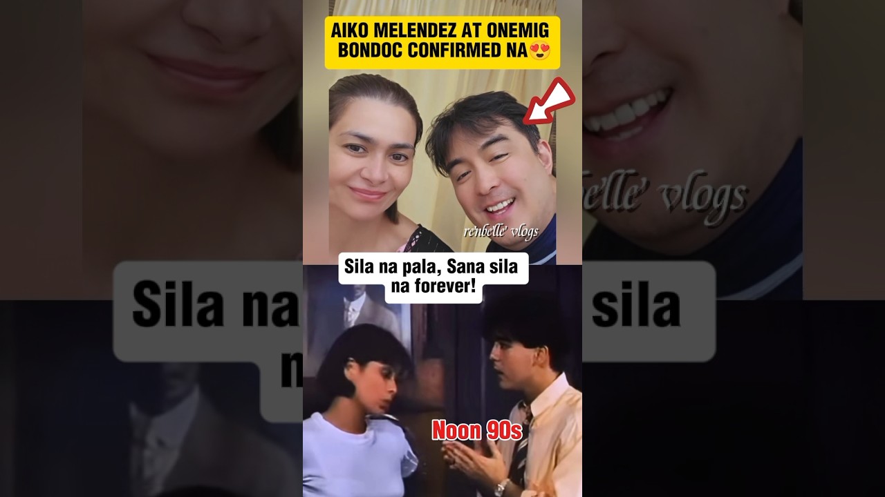 ONEMIG BONDOC AT AIKO MELENDEZ, Nagkabalikan na?! 90s Love Team, Sila Na Nga Ba? #shorts