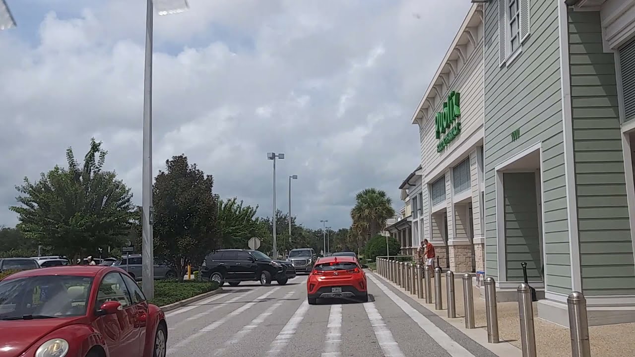 Driving in Palm Coast #Florida | Touring Holland Park and Island Walk Shopping Center