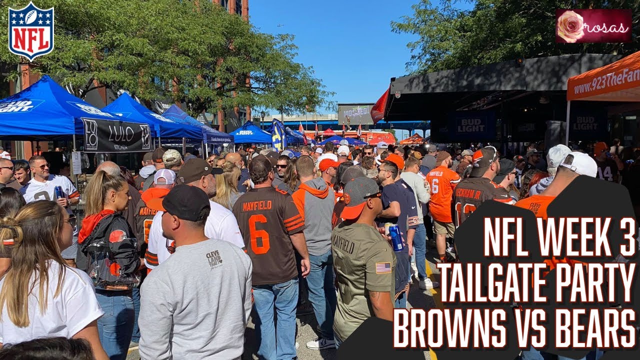 NFL WEEK 3 BROWNS VS BEARS | ULTIMATE TAILGATE PARTY