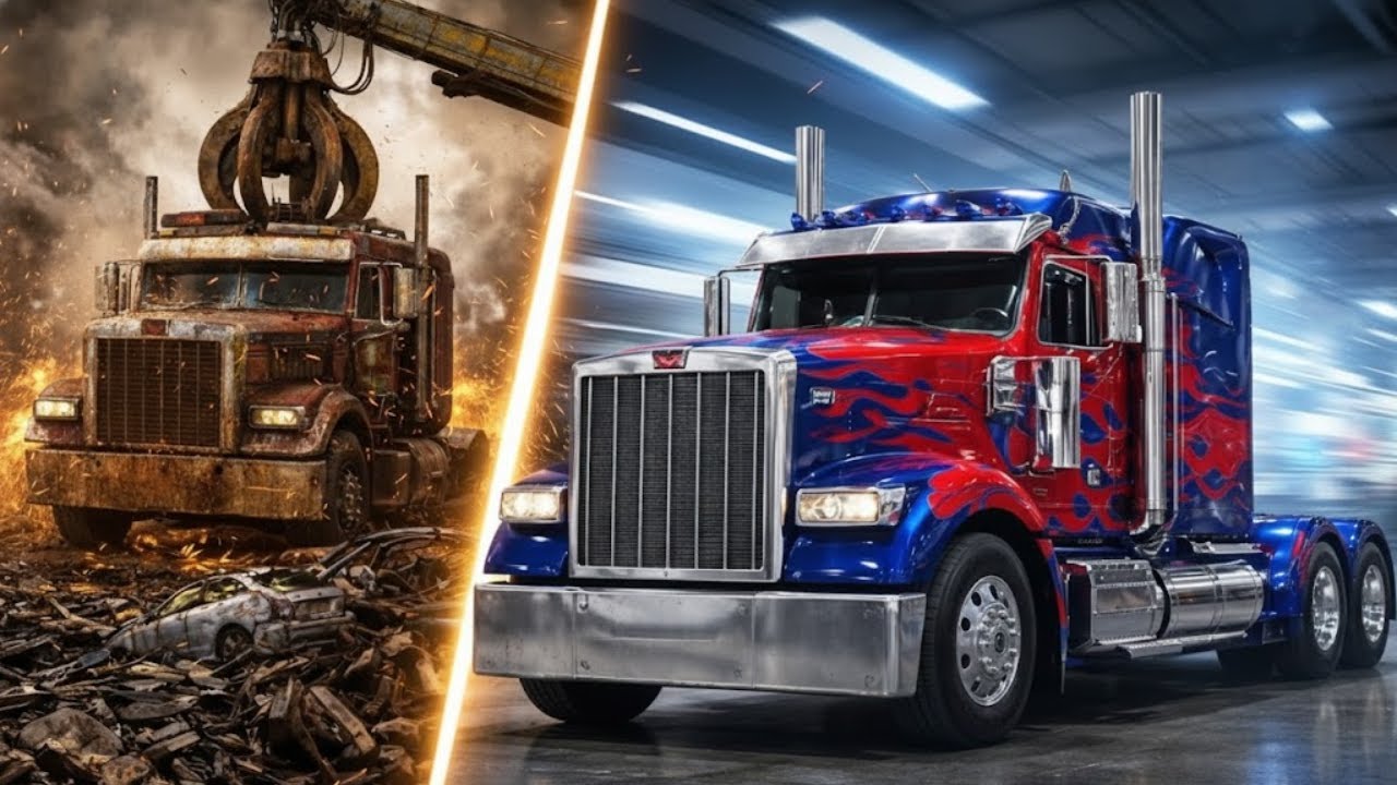 ASMR Optimus Prime Restoration in the Factory! Transformation & Painting – Transformers in Real Life